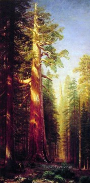 Paisajes Painting - Los grandes árboles Albert Bierstadt